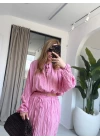 PEMBE ORJİNAL MARKA KRAŞLI ETEKLİ TAKIM