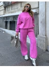 Pembe Sweat Jogger Takım