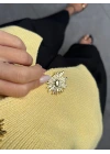 SARI GOLD DETAYLI YELEK