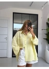 SARI SALAŞ KETEN GÖMLEK