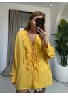 SARI TASARIM GÖMLEK