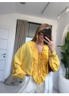 SARI TASARIM GÖMLEK
