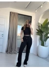 SİYAH CROP TAKIM