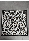 SİYAH BEJ LEOPAR ŞAL