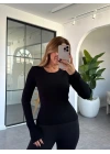 SİYAH UZUN KOL FİTİLLİ BASİC