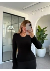 SİYAH UZUN KOL FİTİLLİ BASİC