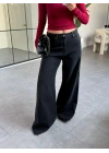 SİYAH ELEPHANT LEG JEAN