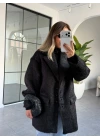 SİYAH SAKALLI KAŞE BLAZER CEKET