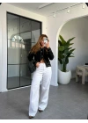 SİYAH ŞERİT DETAYLI HIRKA