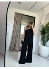 SİYAH TEK OMUZ DETAY TAKIM