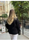 SİYAH YUMOŞ DOKULU KAŞMİR KAZAK