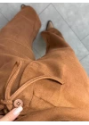 TABA BELİ KUŞAKLI SÜET PANTOLON