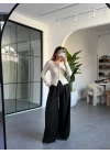 TAŞ DİLVİN DÜĞME DETAYLI BLUZ