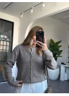 VİZON PUL DETAYLI TRİKO HIRKA