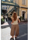 VİZON ŞALVAR MODEL SATEN PANTOLON