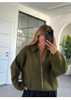 YEŞİL FERMUARLI HIRKA