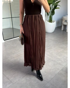 KAHVE GÜPÜR GODELİ ETEK 3371