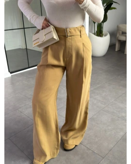 CAMEL KEMERLİ PAPERBAG PANTOLON 1441