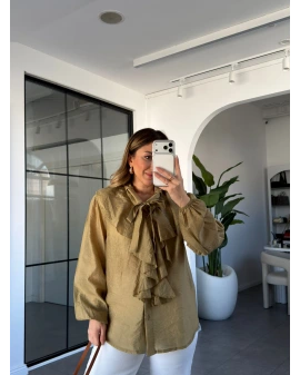 OLİVE ZR FIRFIRLI GÖMLEK