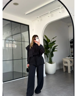 SİYAH GARNİLİ TASARIM TAKIM 51309