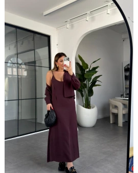 MÜRDÜM GÖMLEK ELBİSE İKİLİ TAKIM