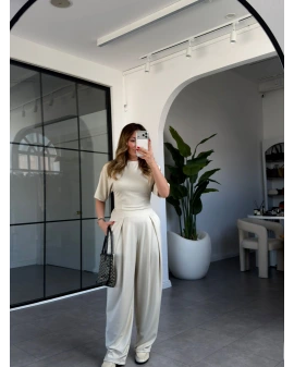 TAŞ DİAGONEL KUMAŞ BEL OTURTMALI PİLELİ TAKIM 230