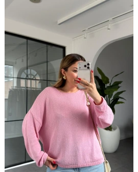 PEMBE TRİKO KAZAK 251007