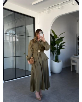 HAKİ GOLD TOKALI ETEK TAKIM 51345