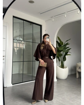 ACI KAHVE AKSESUAR DETAYLI TULUM