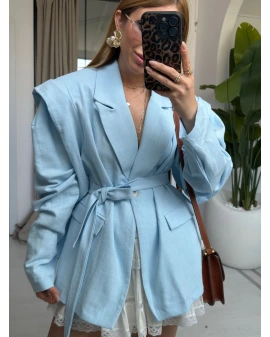 BEBE MAVİSİ TASARIM CEKET