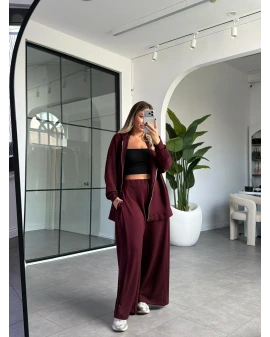 BORDO ORİJİNAL MARKA MUADİLİ MODAL TAKIM