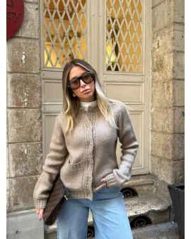 VİZON ÇIT ÇIT DETAY HIRKA