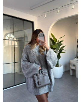 GRİ IŞILTILI SALAŞ KAZAK