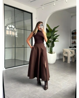 KAHVE YIRTMAÇ DETAY ETEK