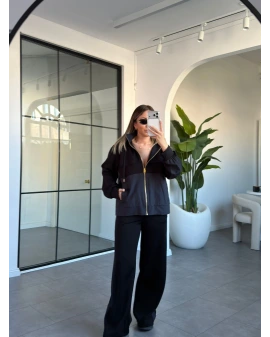 SİYAH PARAŞÜT DETAY MODAL TAKIM