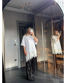 SİYAH SATEN PANTOLON