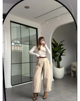 TAŞ TEK PİLELİ ŞALVAR PANTALON