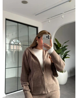 VİZON KAPÜŞONLU TRİKO TAKIM