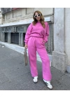 Pembe Sweat Jogger Takım