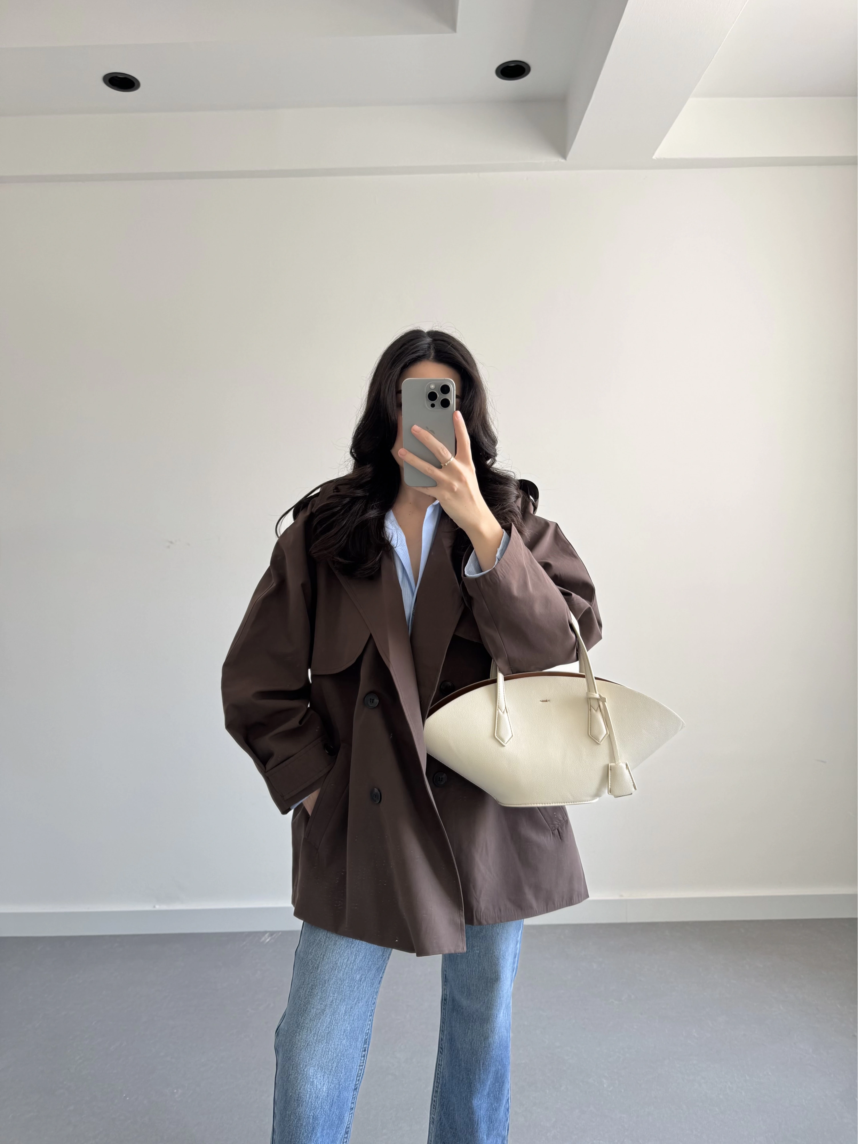 KAHVE ARA BOY PREMİUM TRENÇKOT