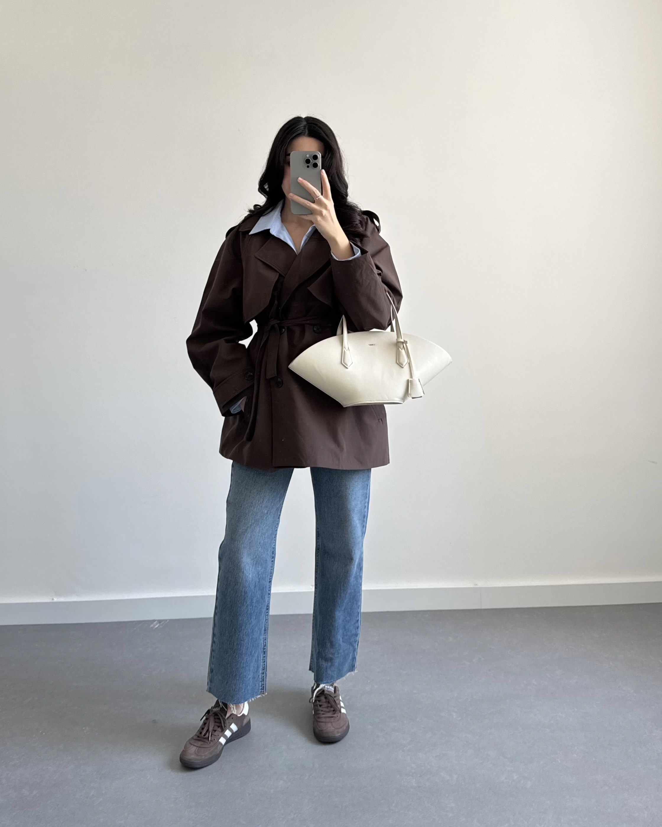 KAHVE ARA BOY PREMİUM TRENÇKOT