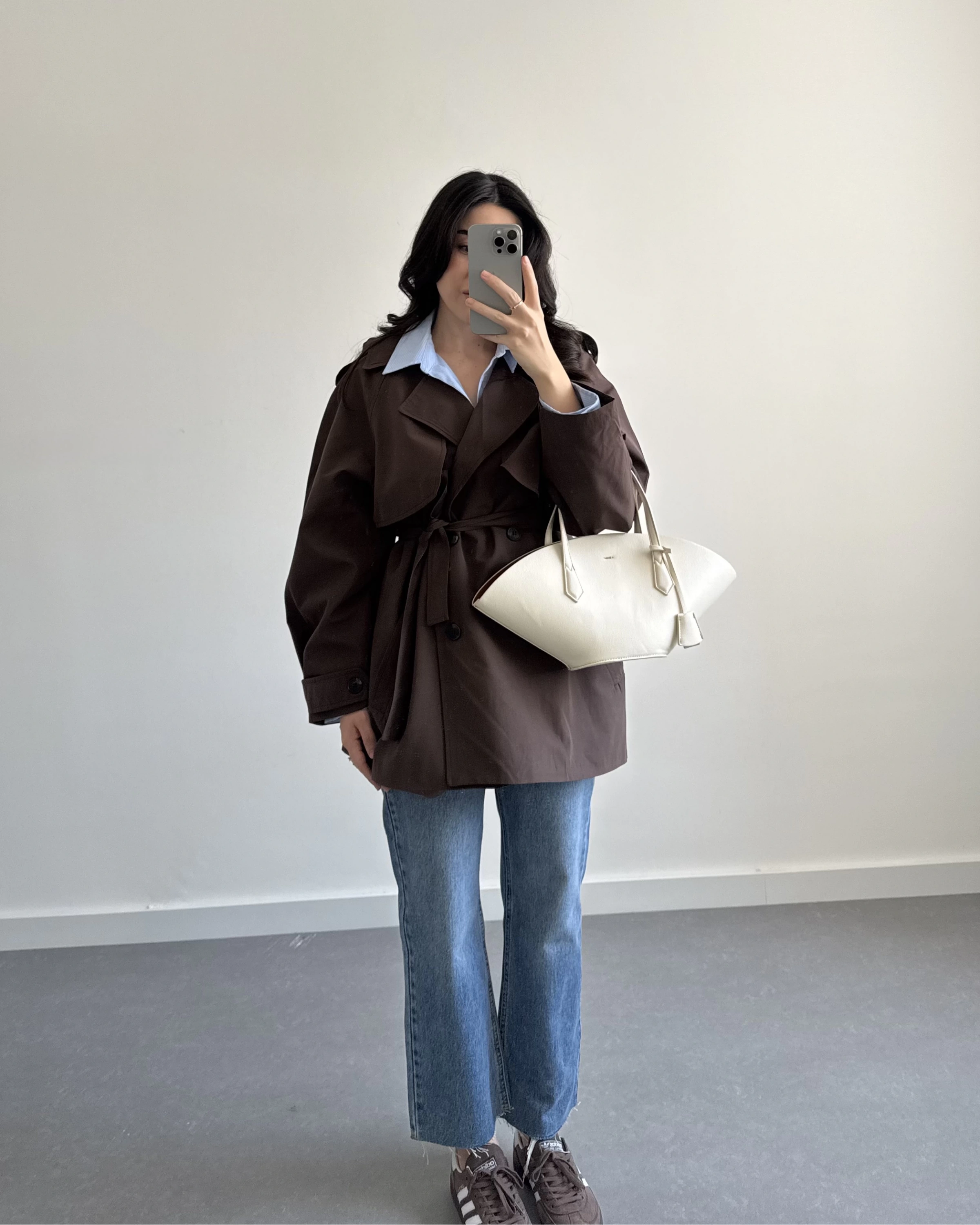 KAHVE ARA BOY PREMİUM TRENÇKOT