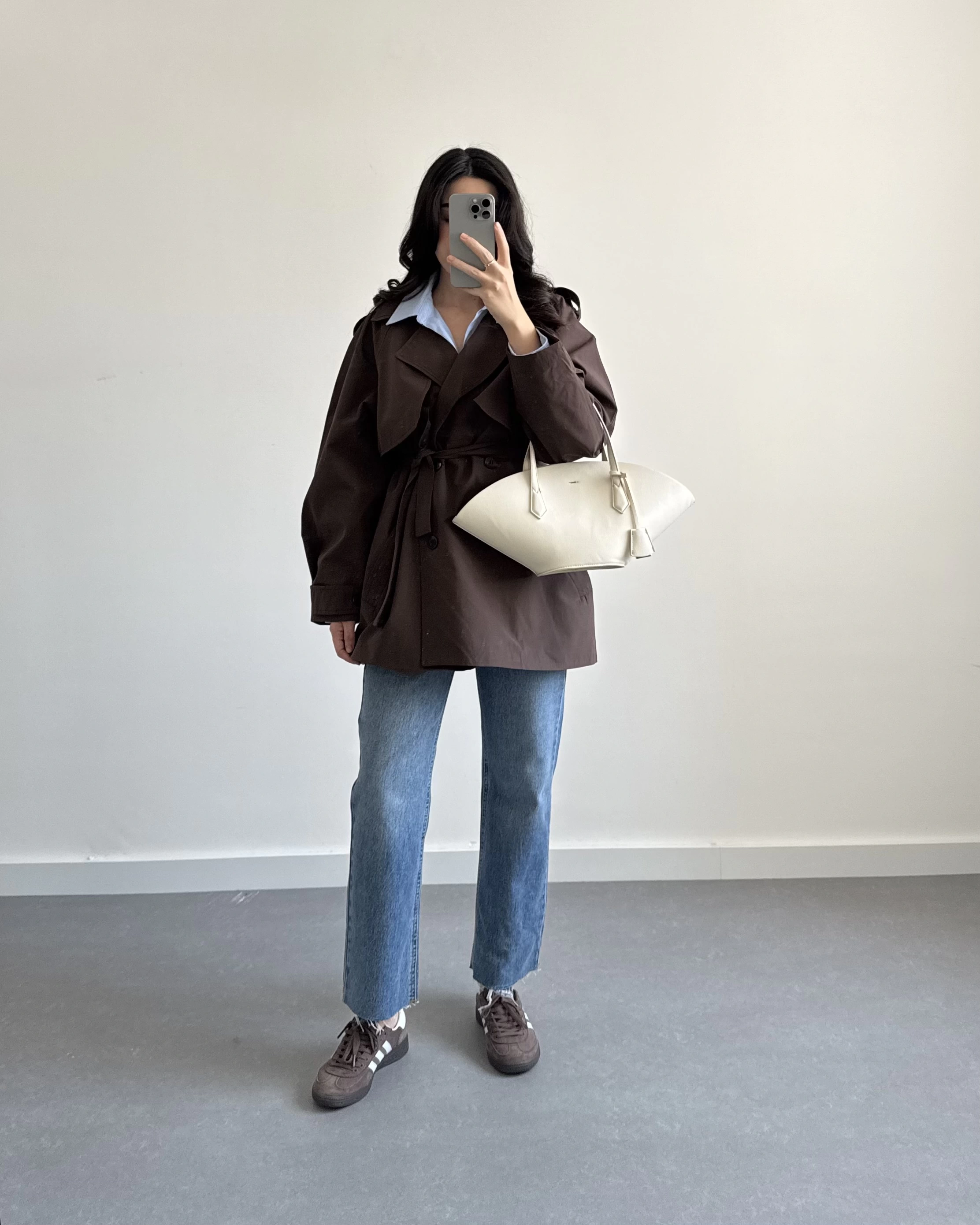 KAHVE ARA BOY PREMİUM TRENÇKOT