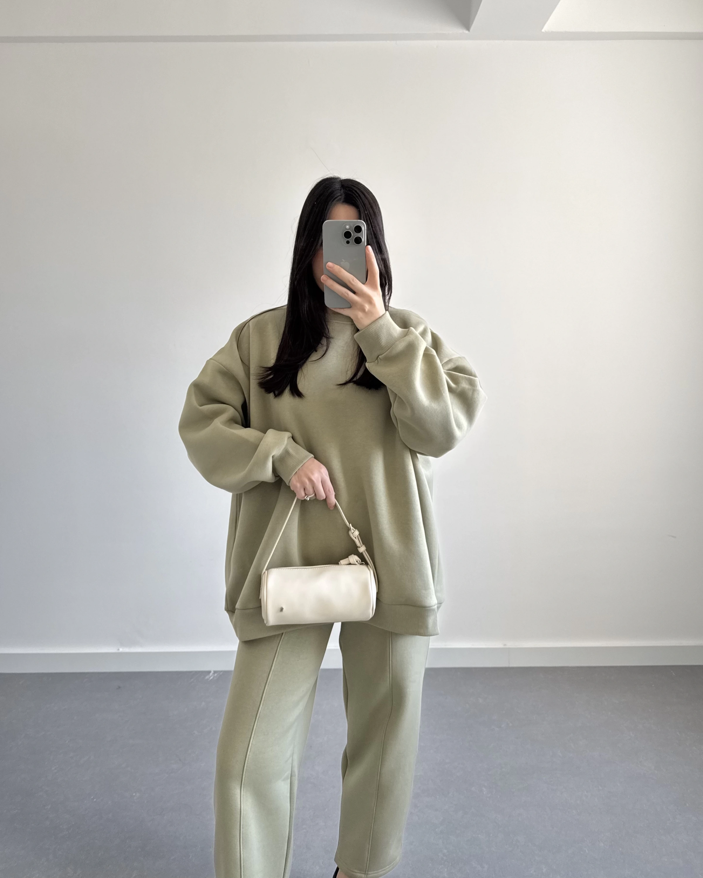 3 İPLİK ŞARDONLU PREMİUM SWEAT TAKIM YEŞİL