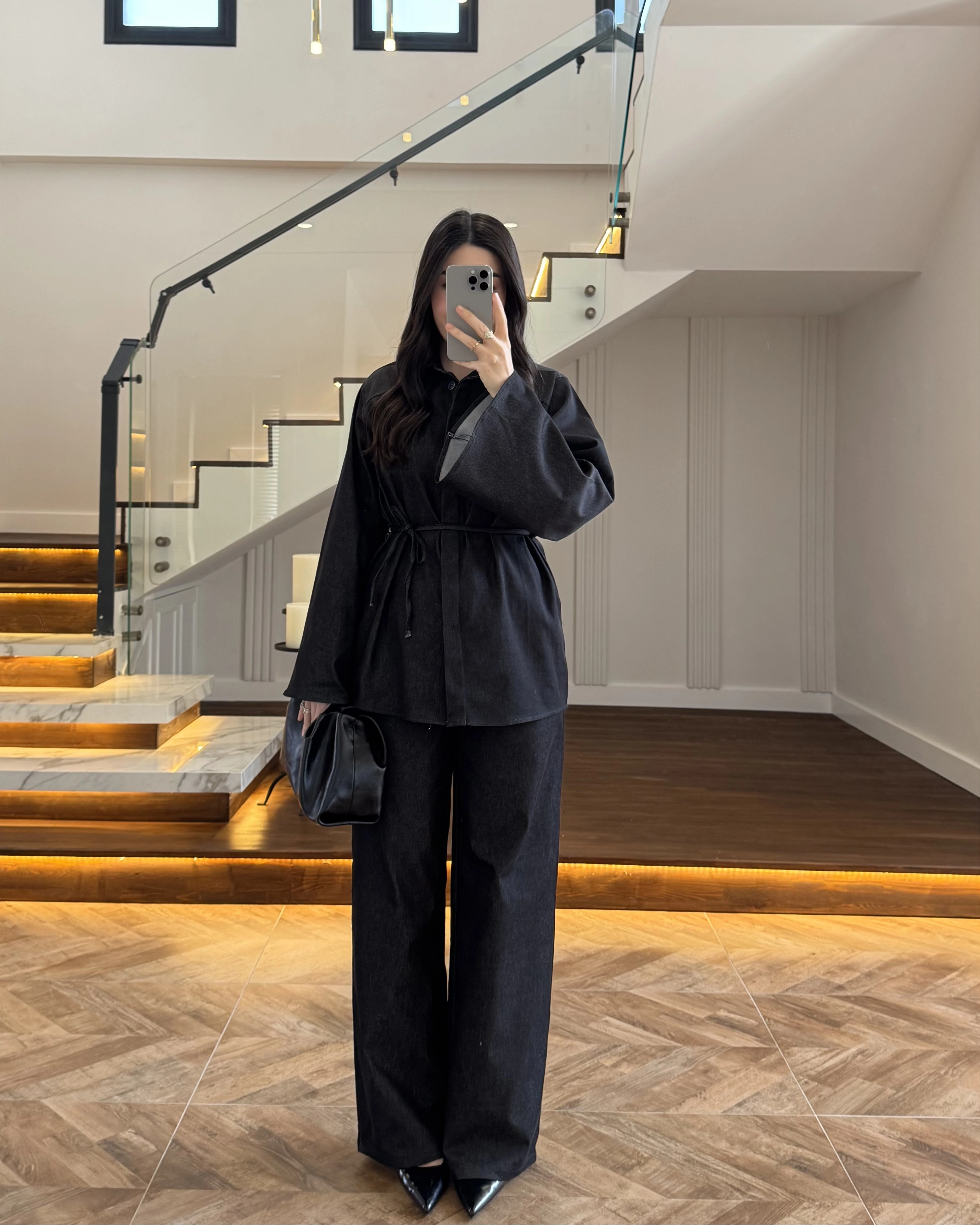 YARASA KOL DENİM GÖMLEK TAKIM- 8917