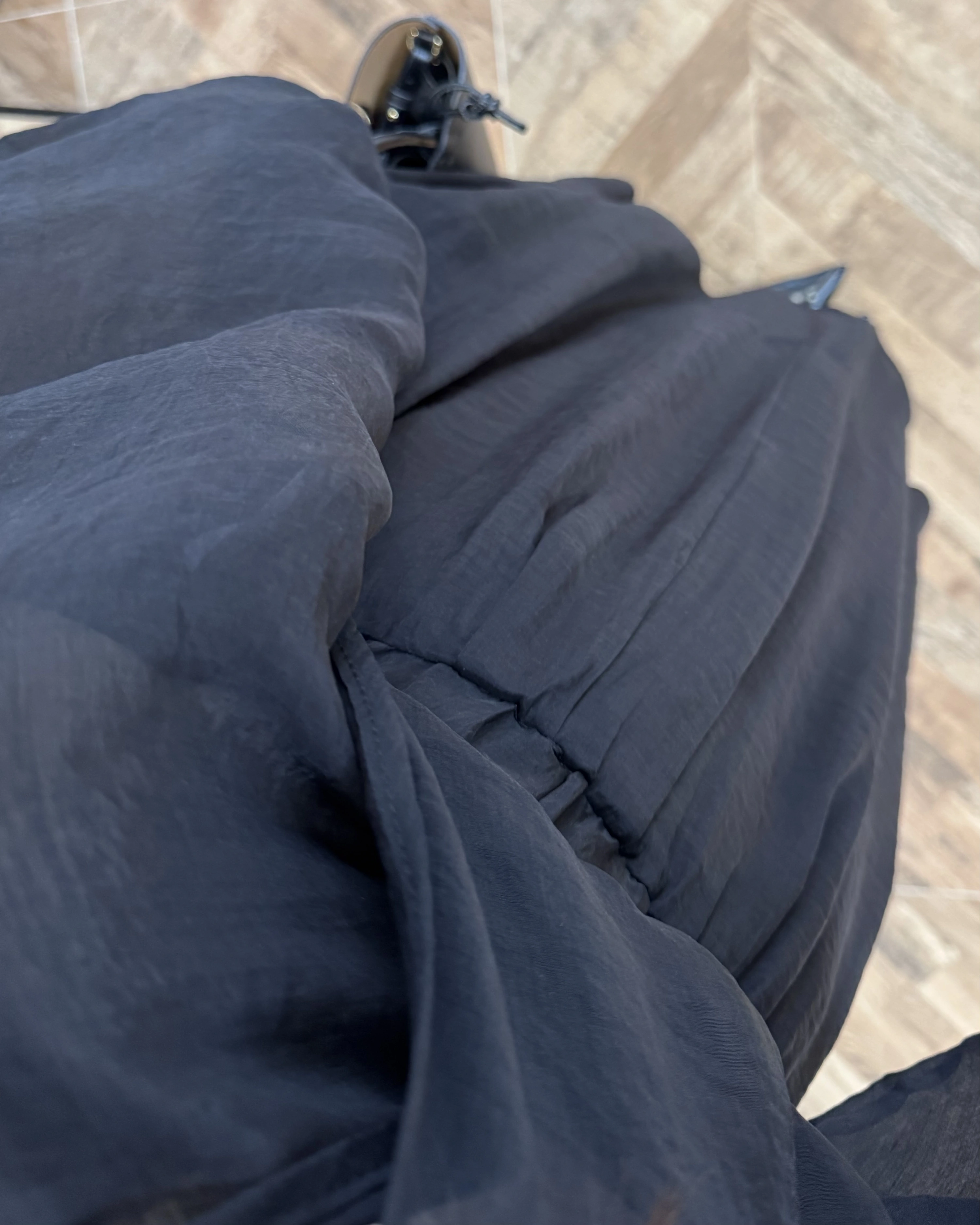 SİYAH TRANSPARAN KİMONO ETEK TAKIM