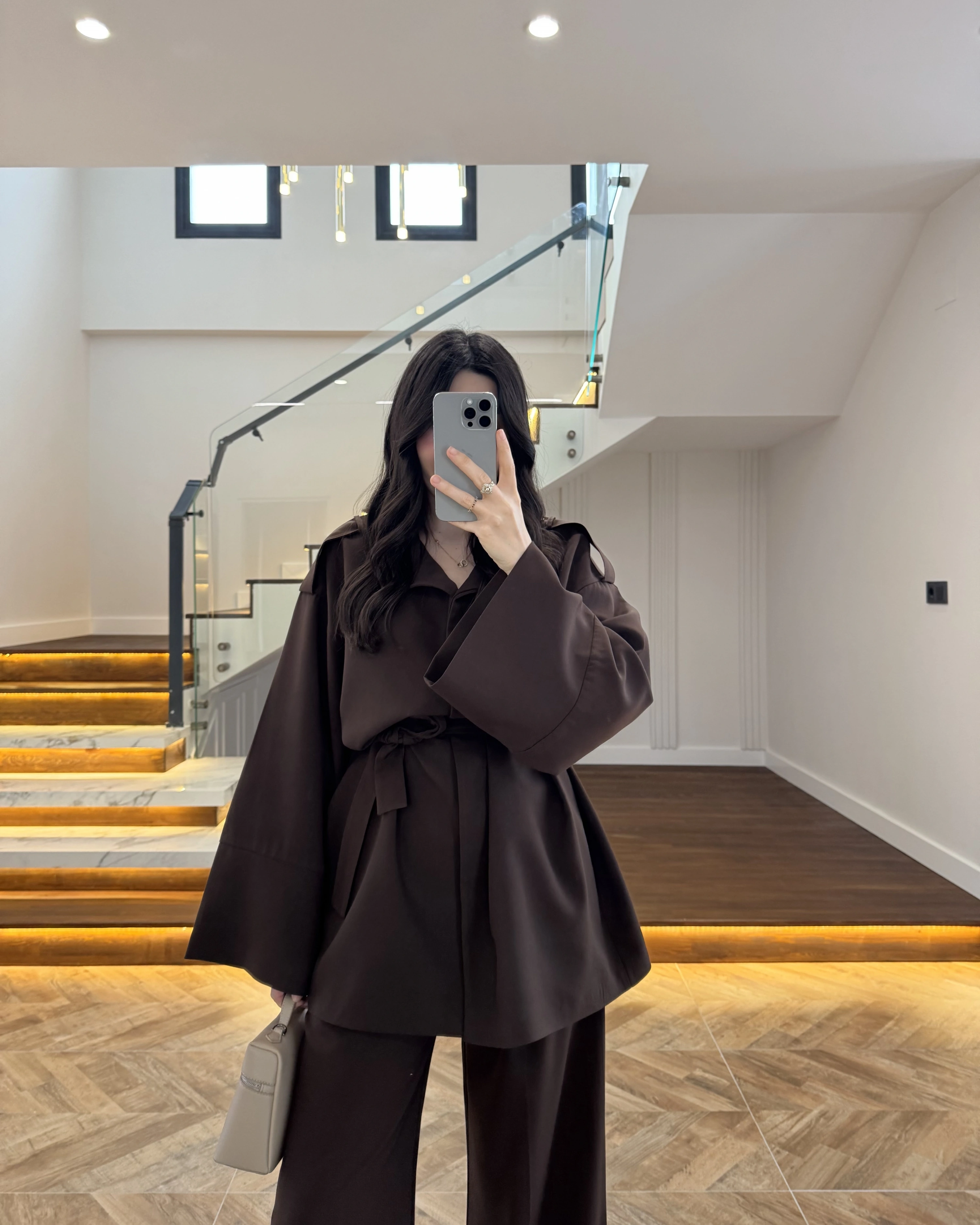 KAHVE TRENÇ TAKIM -266006