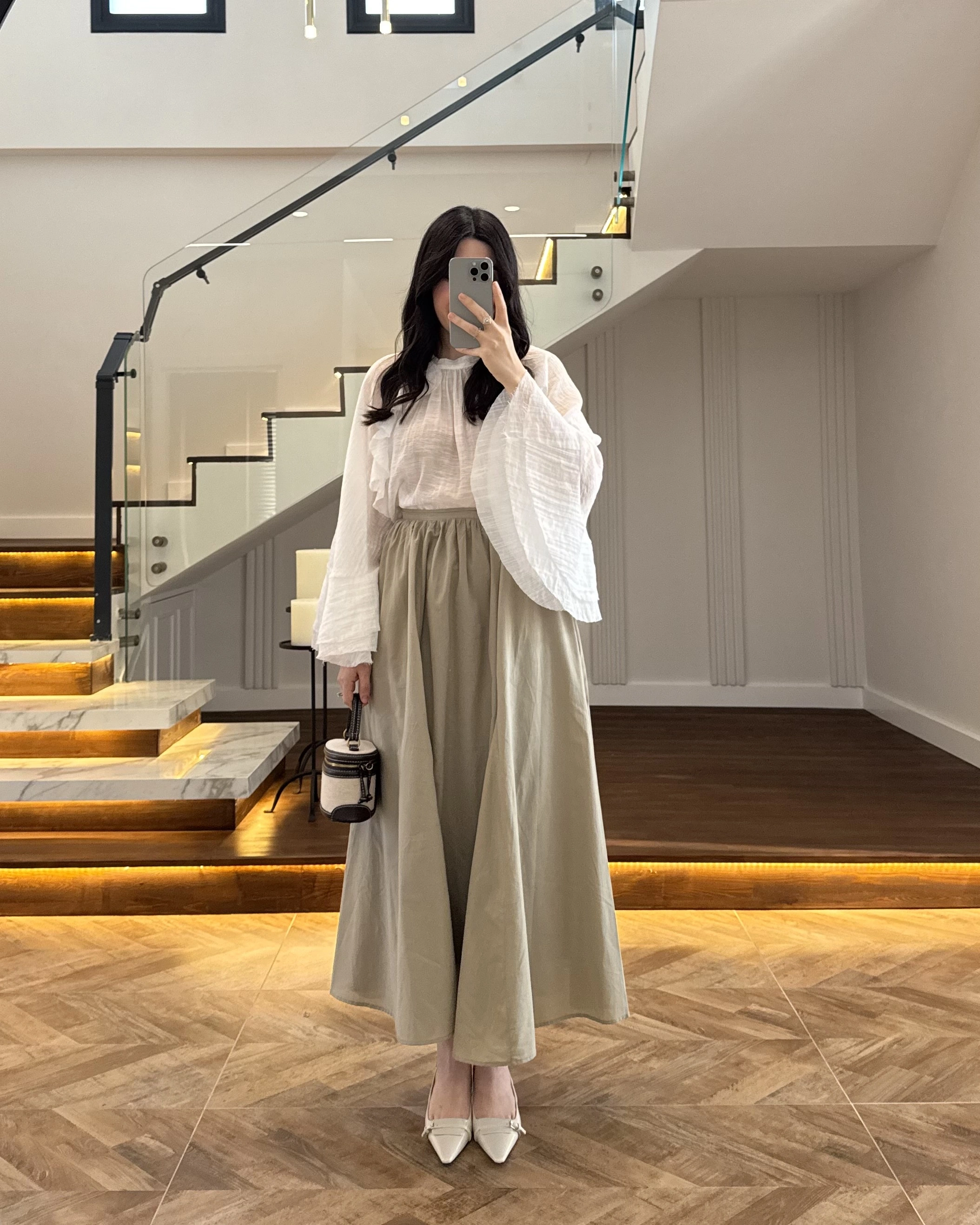 HAKİ KLOŞ ETEK -5039