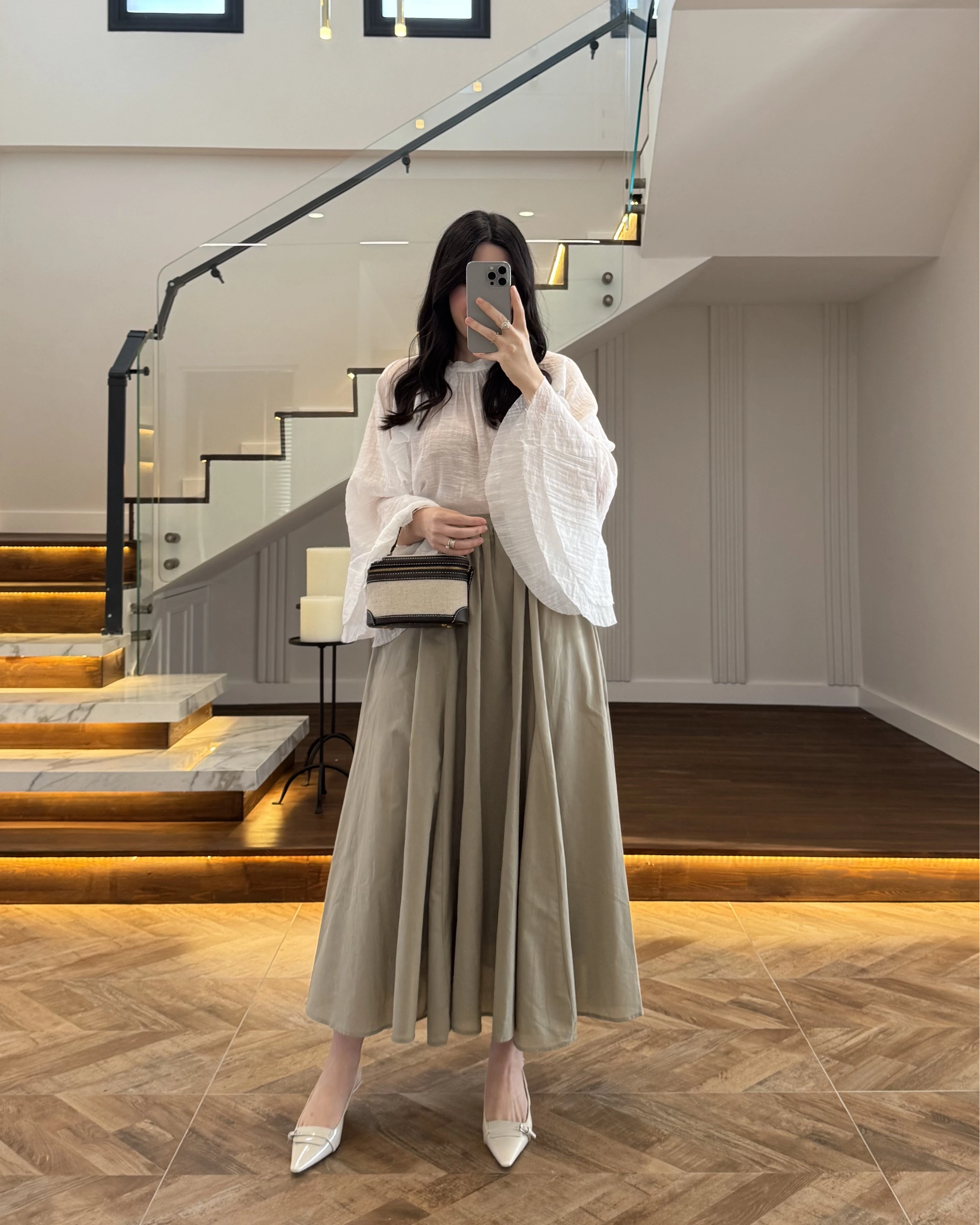 HAKİ KLOŞ ETEK -5039