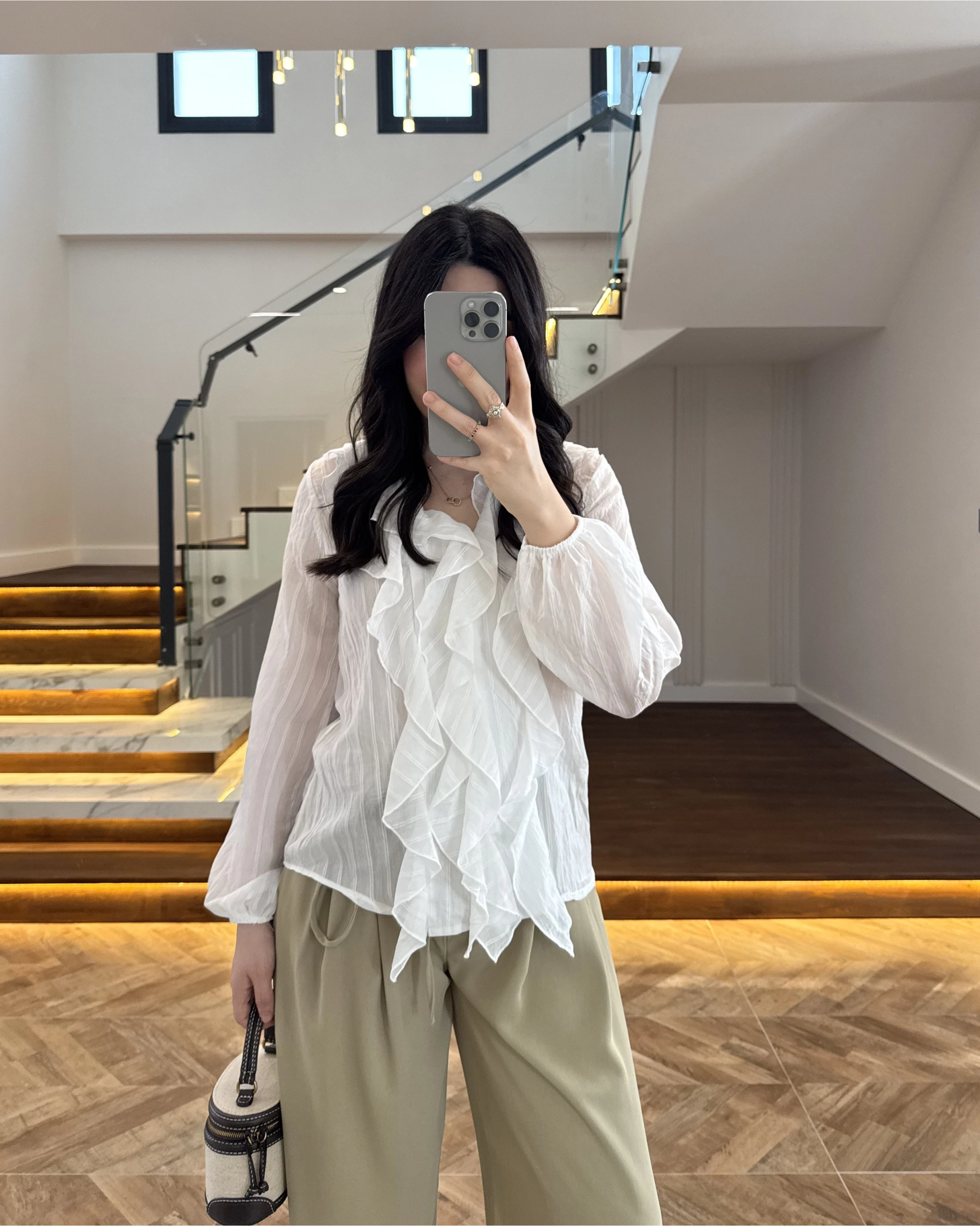 EKRU FIRFIRLI GÖMLEK-2193